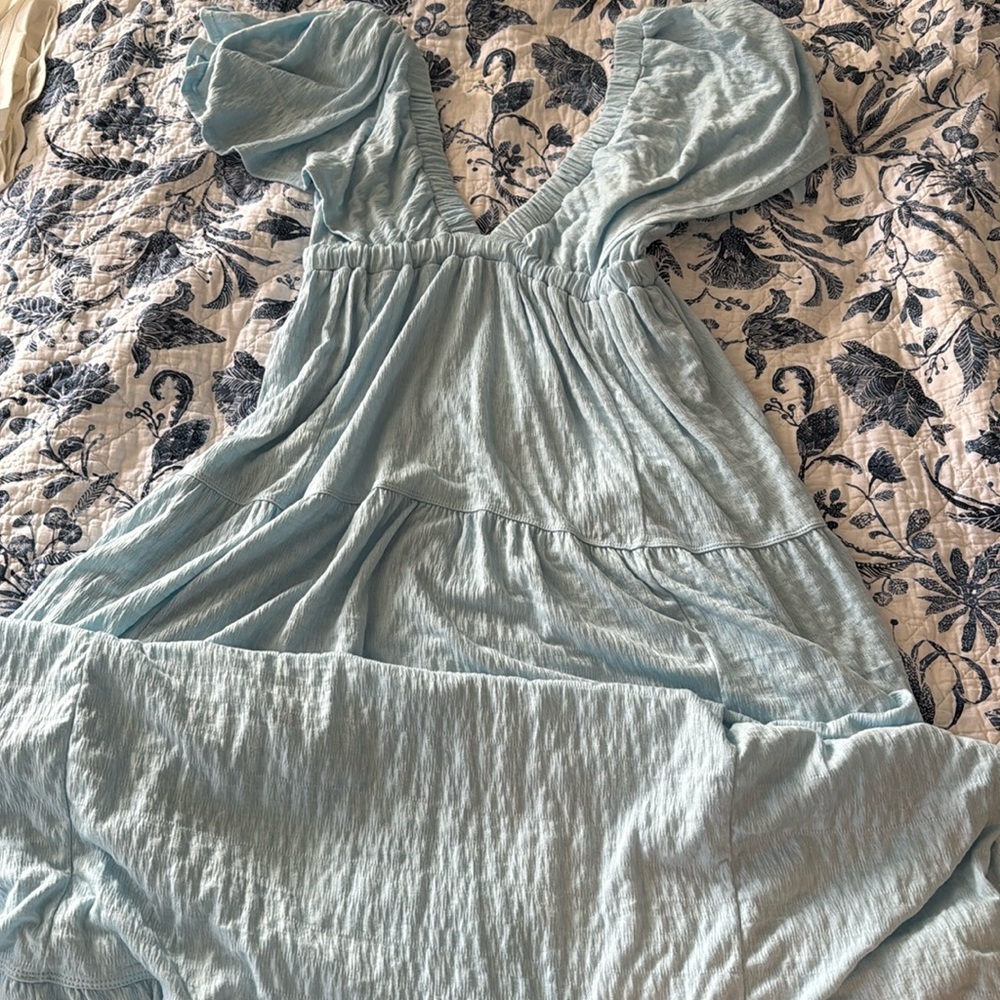 Free People Light Blue Maxi Dress